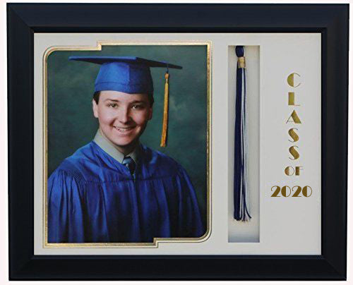 GRADUATION FRAME WITH TASSEL 8X10 PIC BLACK #43