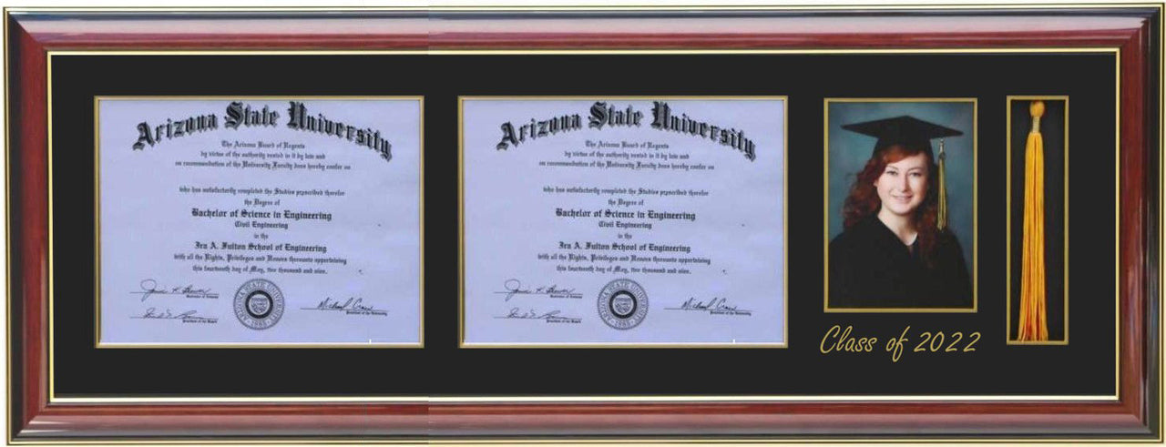 Double Diploma Tassel and 5x7 picture