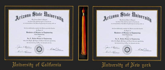 DOUBLE DIPLOMA TASSEL MAT ONLY