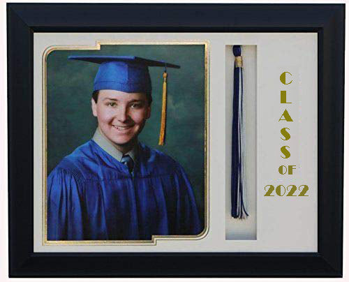 GRADUATION TASSEL 8X10 PICTURE FRAME BLACK/WHITE #43